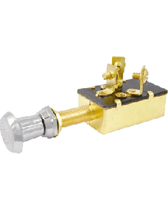 Attwood Push/Pull Switch - Three-Position - Off/On/On 7594-3