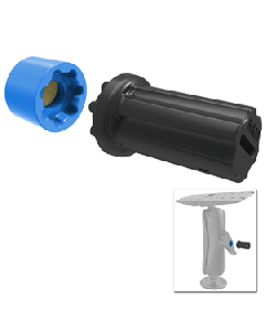 RAM Mount Mixed Combination Pin-Lock Security Nut & Key Knob f/2.25"/3.38" Diameter D/E Size Arms RAP-S-NUT5U