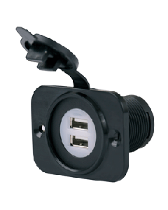 Marinco SeaLink® Deluxe Dual USB Charger Receptacle 12VDUSB