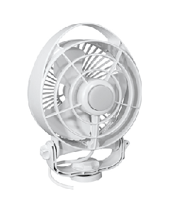 Caframo Maestro 12V 3-Speed 6" Marine Fan w/LED Light - White 7482CAWBX
