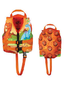 Full Throttle Water Buddies Life Vest - Child 30-50lbs - Dinosaurs 104300-200-001-15