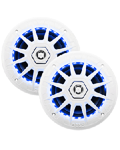 Boss Audio MRGB65 Coaxial Marine Speaker w/RGB LED Lights - 6.5" MRGB65