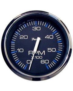 Faria Chesapeake Black Ss 4" Tachometer 6000 Rpm Gas