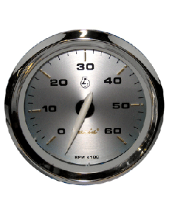 Faria Kronos 4" Tachometer - 6,000 RPM (Gas - Inboard & I/O) 39004