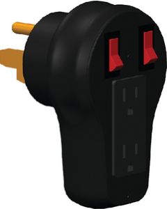 50A RV MALE TO (2) 15A FEMALE