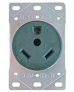 Progressive Industries 30A Dead Front Receptacle PGI TT30DFR