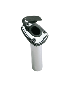 Perko Fishing Rod Holder - 65° Angled Flush Mount - Chrome Plated Zinc 1205DP0CHR