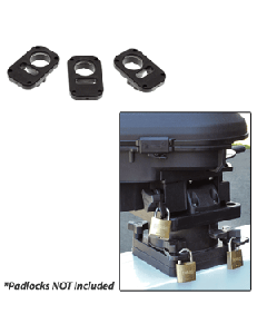 Scotty 3134 Downrigger Security System 3-Piece Locking Plates w/o Padlocks 3134