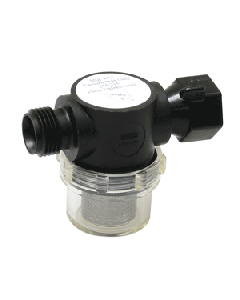 SHURFLO Swivel Nut Strainer - 1/2" Pipe Inlet - Clear Bowl 255-315