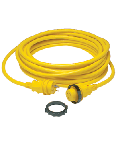 Marinco 30 Amp Power Cord Plus Cordset - 35' - Yellow 35SPP
