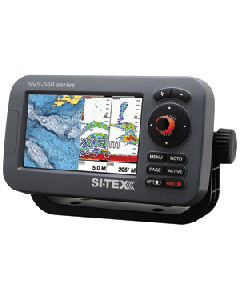 SI-TEX SVS-560CF Chartplotter - 5" Color Screen w/Internal GPS & Navionics+ Flexible Coverage SVS-560CF