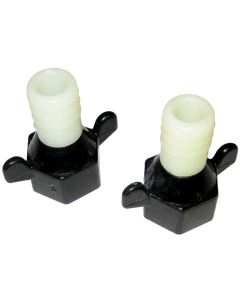 Shurflo 3/4" Barb X 1/2" Npt-F Hex/Wingnut Straight Fitting