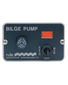 Rule Deluxe 3 Way Panel Lighted Switch F/ Auto Float