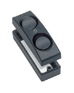 Marinco Contour 1100 Series Double Interior Switch - On/Off - Black 1101-BK
