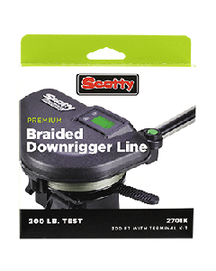 Scotty Premium Power Braid Downrigger Line - 300ft of 200lb Test 2701K