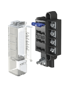 Blue Sea 5045 St Blade Compact Fuse Block 4 Circuit W/Cover