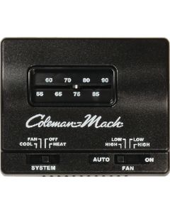 COLEMAN-MACH ANALOG T-STAT HEAT/COOL BLK 7330F3852