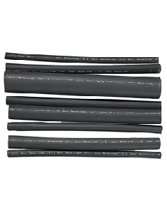 Ancor Heat Shrink Kit 6" Black 20 - 2/0 Awg 8 Pack