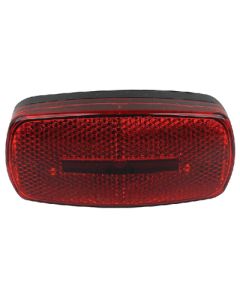 FULTYME RV MARK LITE OVAL RV BLK BASE RED 1105