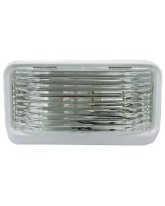 FULTYME RV PORCH LGHT SQ W/O SWTCH CLEAR 590-1116