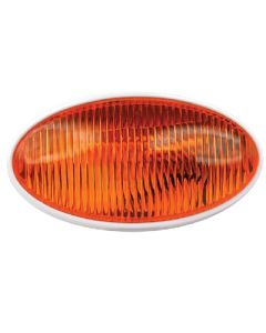 FULTYME RV PORCH LGHT OVL W/O SWTCH AMBER 590-1119