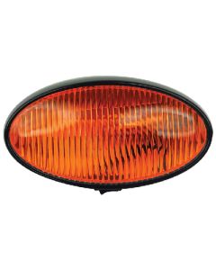 FULTYME RV PRCH OVL W/SWTCH BLK BASE AMB 590-1123