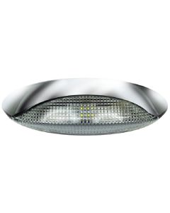 FULTYME RV PRCH LT OVL NO SWCH LED CL CHM 590-1130