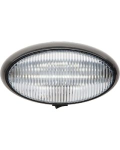 FULTYME RV LED PORCH OVAL BLK BASE CLEAR 1173