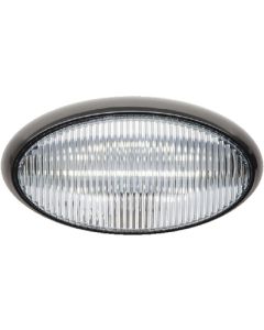 LED PORCH LIGHT OVAL BLK CLEAR 590-1188
