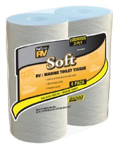 2 PLY TOILET TISSUE 4 ROLLS 590-6010
