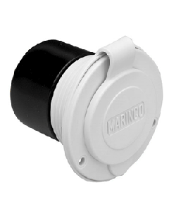 Marinco 15A 125V On-Board Charger Inlet - Front Mount - White 150BBIW