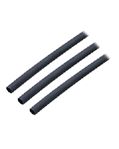 Ancor Heat Shrink Tubing 3/16" X 3" Black 3 Pack 20-12 Awg