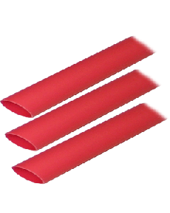 Ancor Heat Shrink Tubing 3/4" X 3" Red 3 Pack 8-2/0 Awg