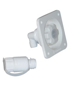 Jabsco 45Psi Water Pressure Regulator Flush Mount White