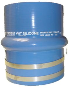 Trident hose 8 Blu Sili Hb Hmp/Clamps TRC 272V8000SS