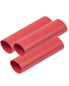 Ancor Heavy Wall Heat Shrink Tubing 3/4" X 12" Red 3 Pk