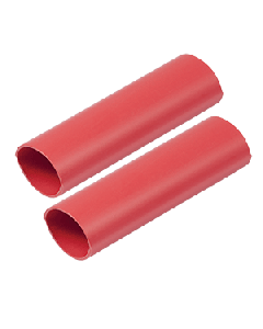 Ancor Heavy Wall Heat Shrink Tubing 1" X 12" Red 2 Pk