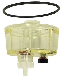 Racor Bowl Assy Clear W-Seals220-225 RAC RK20135