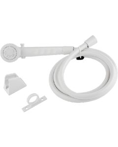RV SHOWER HEAD/HOSE WHITE 621-DFSA130WT