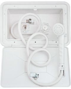 EXTERIOR SHOWER BOX KIT WHITE 621-DFSA170WT