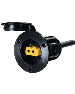 Cannon Downriggers Flush Mount Power Port Black CDR 1903012