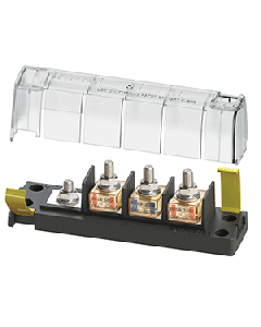 BLUE SEA 5196 MRBF 3 CIRCUIT FUSE BLOCK COMMON SOURCE 5196