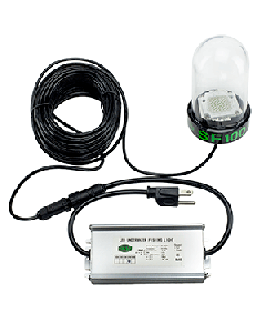 Hydro Glow SF100G 100W/120VVAC Underwater Dock Light - Green Anchored To Bottom SF100G