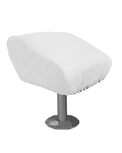 Taylor Made Folding Pedestal Boat Seat Cover - Vinyl White 40220