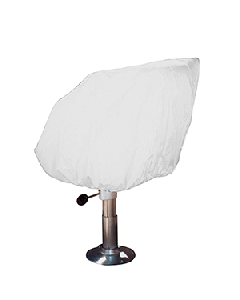 Taylor Made Helm/Bucket/Fixed Back Boat Seat Cover - Vinyl White 40230