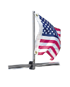 Taylor Made 7/8"-1-1/4" SS Rail Mount Pulpit Staff 971