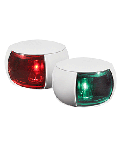 Hella Marine NaviLED Port & Starboard Pair - 2nm - Colored Lens/White Housing 980520811