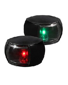 Hella Marine NaviLED Port & Starboard Pair - 2nm - Clear Lens/Black Housing 980520901
