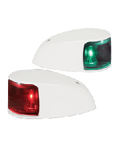 Hella Marine NaviLED Deck Mount Port & Starboard Pair - 2nm - Colored Lens/White Housing 980620811