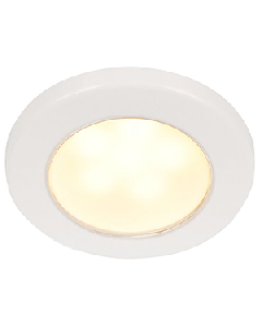 Hella Marine EuroLED 75 3" Round Screw Mount Down Light - Warm White LED - White Plastic Rim - 12V 958109011